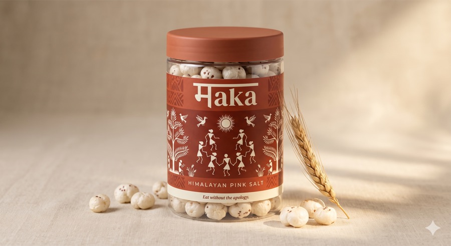 माka Himalayan Pink Salt makhana jar